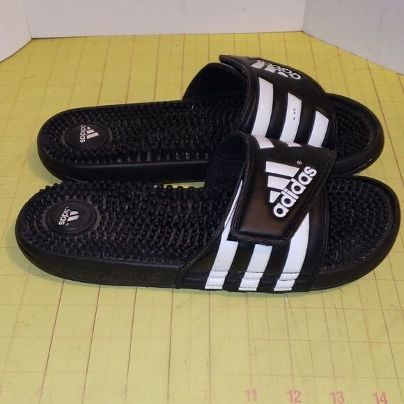 Adidas black slide Sandals - Picture 1 of 6